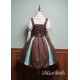 Alice Girl Bear Chocolate Short and Long Skirt and JSK(2nd Pre-Order/2 Colours/Full Payment Without Shipping)